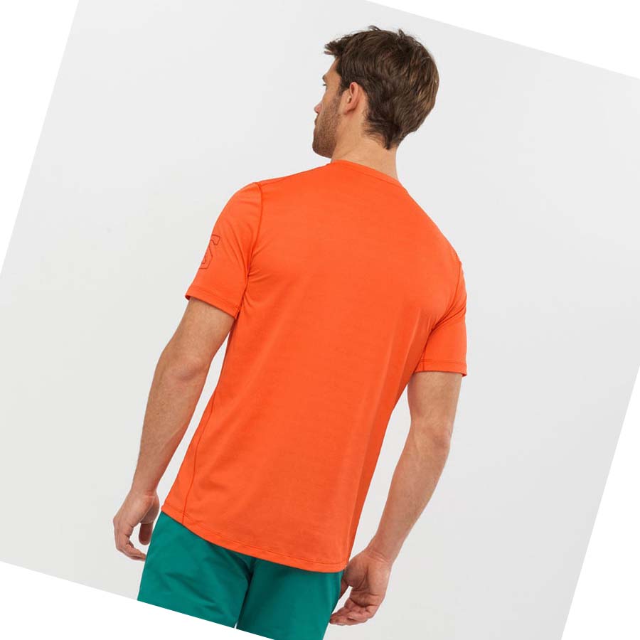 Camiseta Salomon OUTLINE Hombre Naranjas | MX 3251NWY